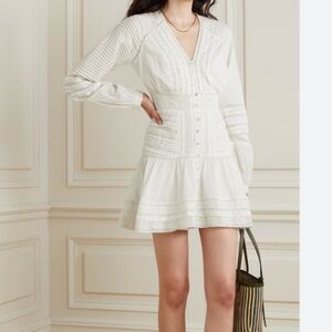 Veronica Beard White Lace Dress